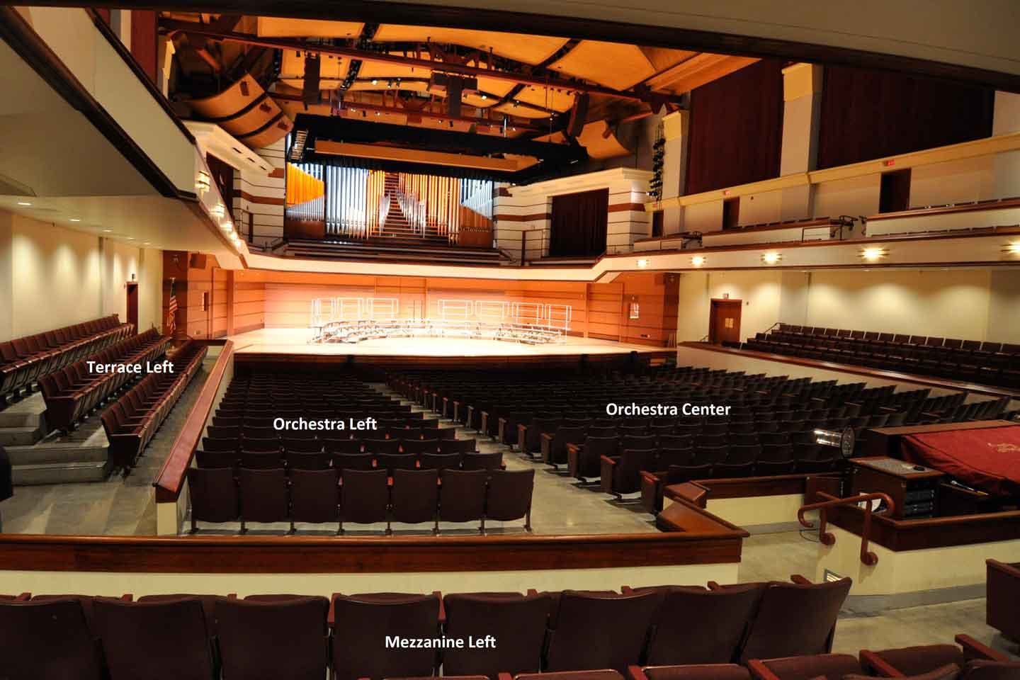 Benson Auditorium Seating Chart